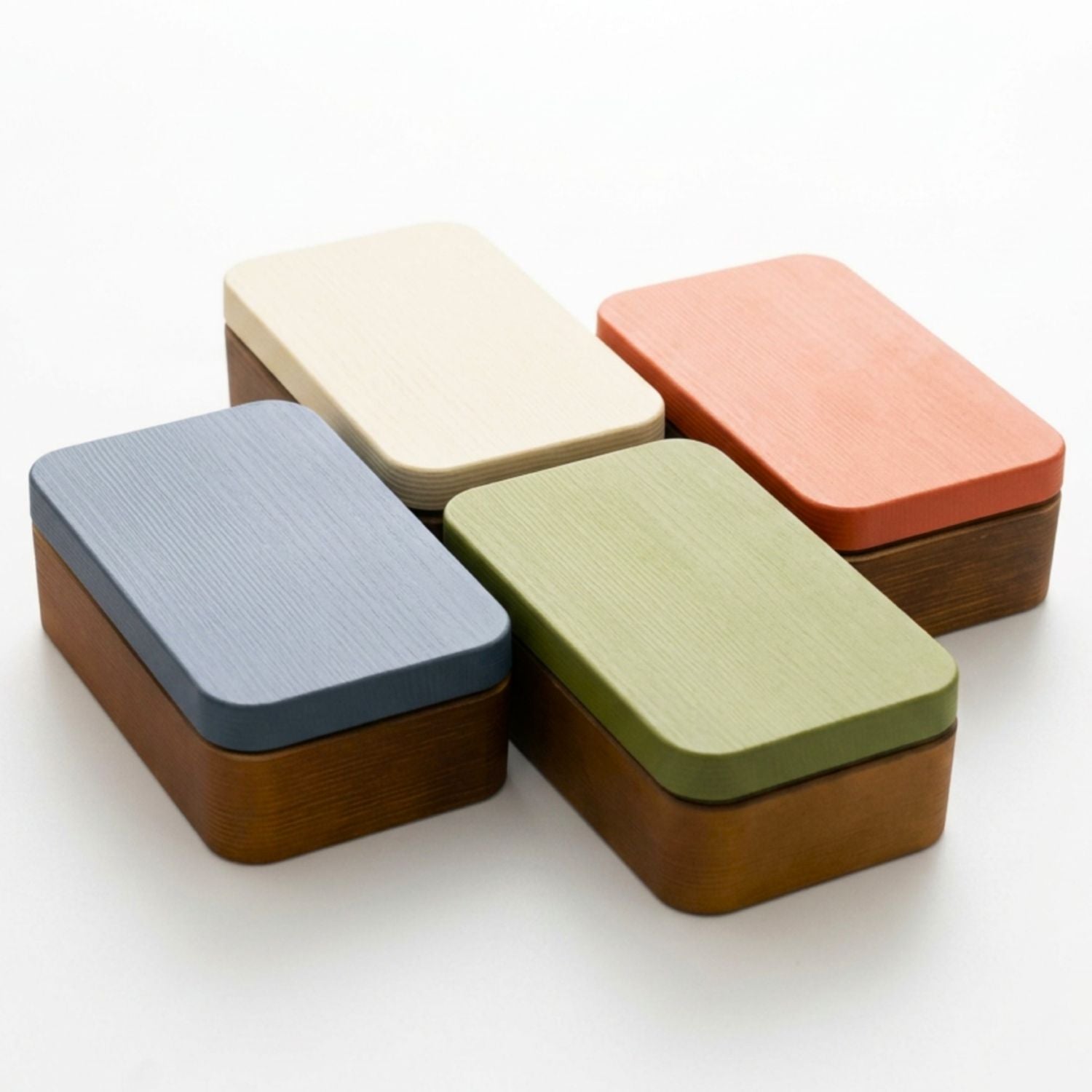 woody plus bento box 4 colours