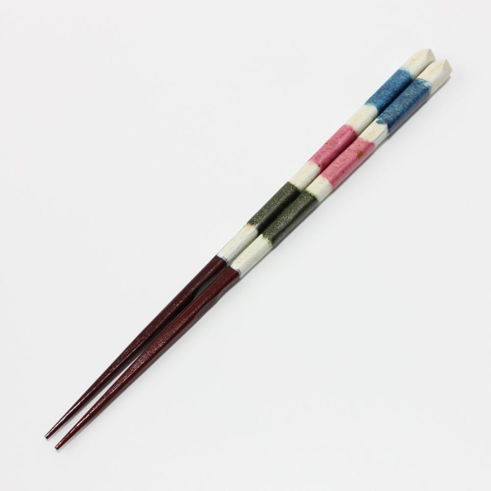 yuushin chopsticks blue 23cm