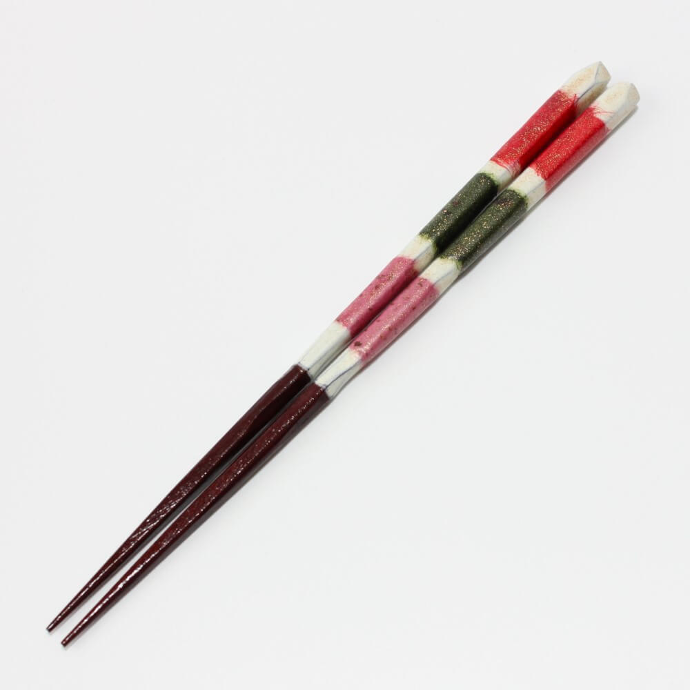 yuushin chopsticks red 21cm