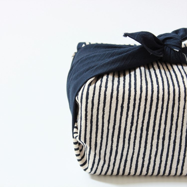 Hama Monyo Shima Navy furoshiki wrapping cloth