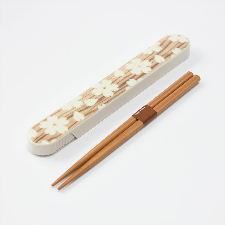 Sakura Mokume Chopsticks White Set