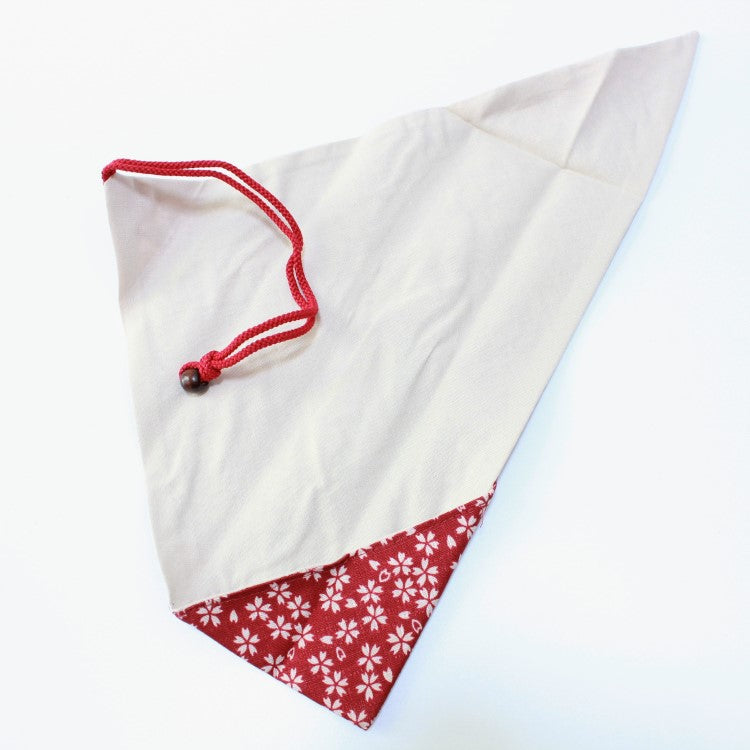 Fabric Chopsticks Case Sakura Chirashi Red
