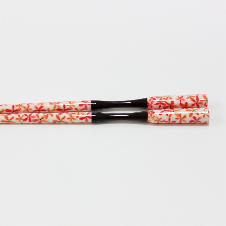 Chopsticks with playful design of flower petals that resemble dragonfly wings