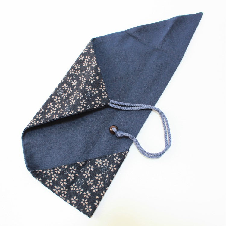 Fabric Chopsticks Case Sakura Chirashi Navy