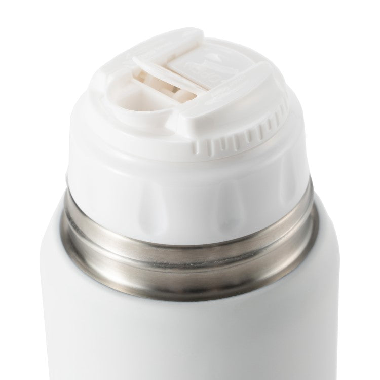 Close up shot showing the inner cap with spout open.