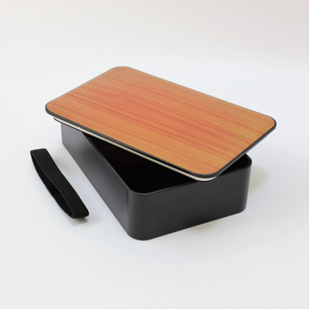 Majime Life Cherry Woodgrain 1 tier bento box from Japan with inner container Japanese bento boxes for adults microwave and dishwasher safe Made in Japan bento lunch box