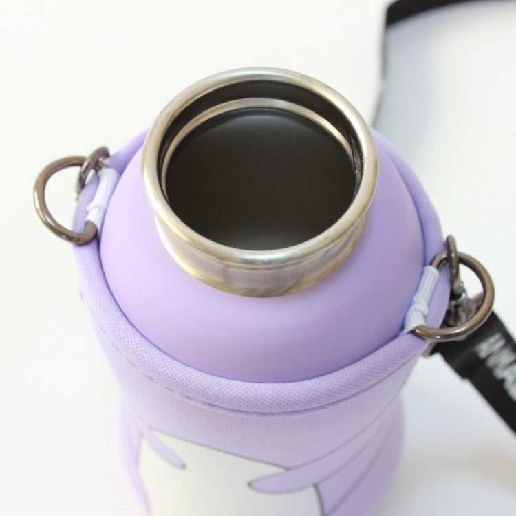 Close up shot showing the opening of the bottle.