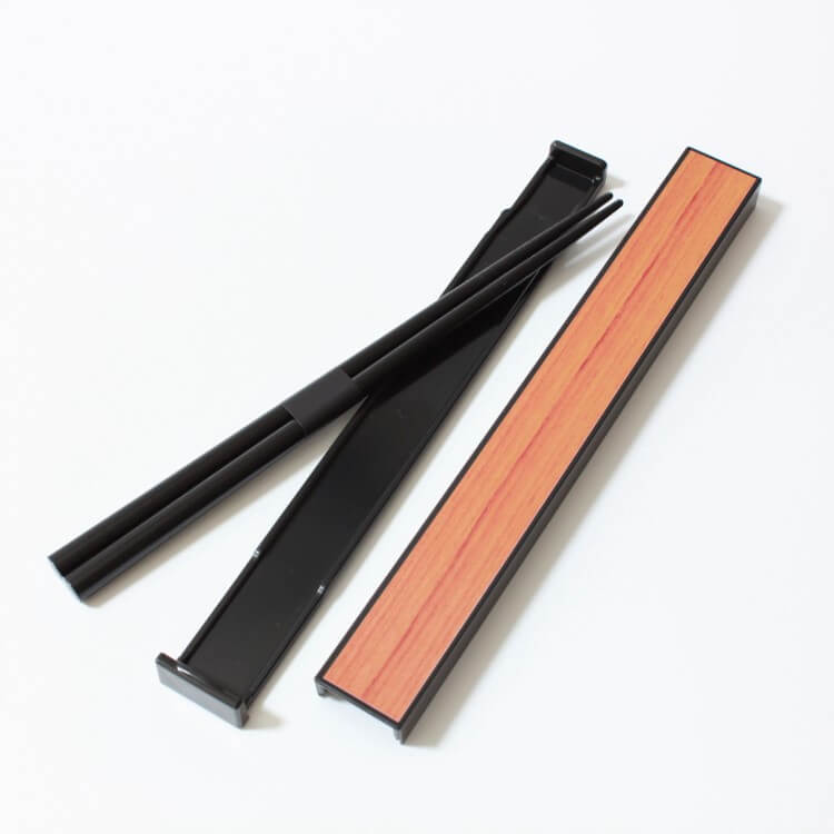 Disassembled chopsticks case