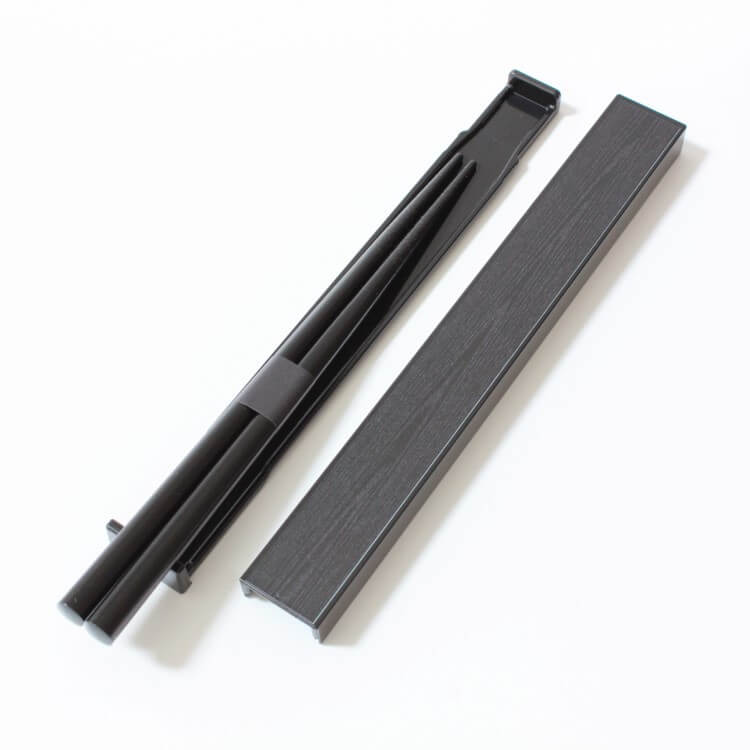 opened chopsticks case