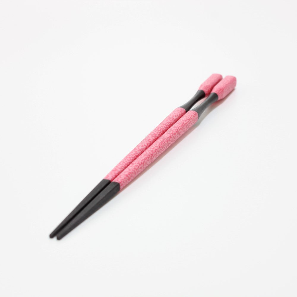 Majime Life Ohashi Collection Chopsticks Hanabi curved neck chopsticks with fireworks motif