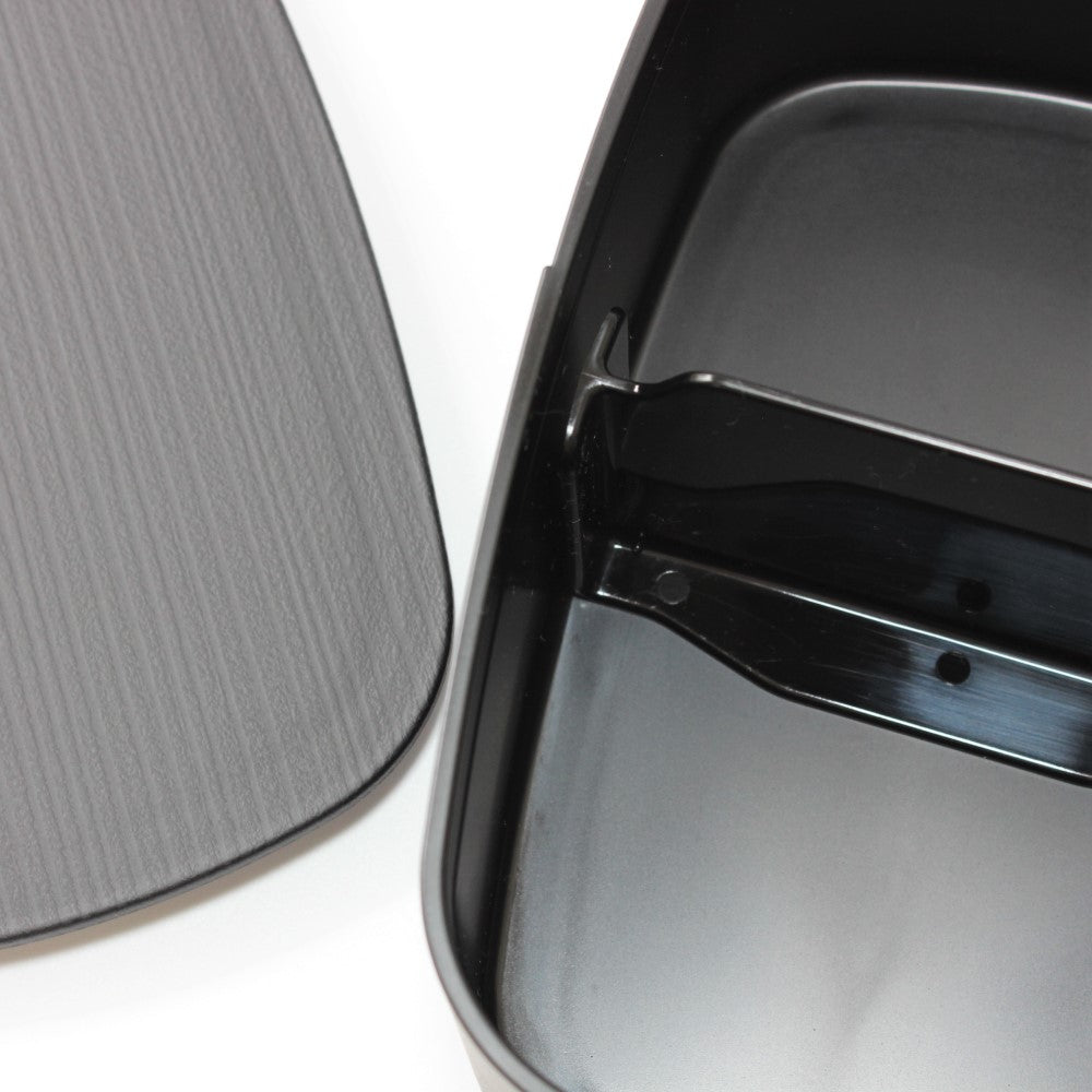 Majime Life Matte Black Nuri Wappa One Tier bento box from Japan internal divider Japanese wappa Bento box lunch box made in japan compact dishwasher safe microwave safe inside inside view