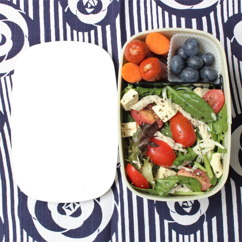 Majime Life Matte White Nuri Wappa One Tier Bento Box from Japan Microwave safe Dishwasher safe Japanese bento box lunch box