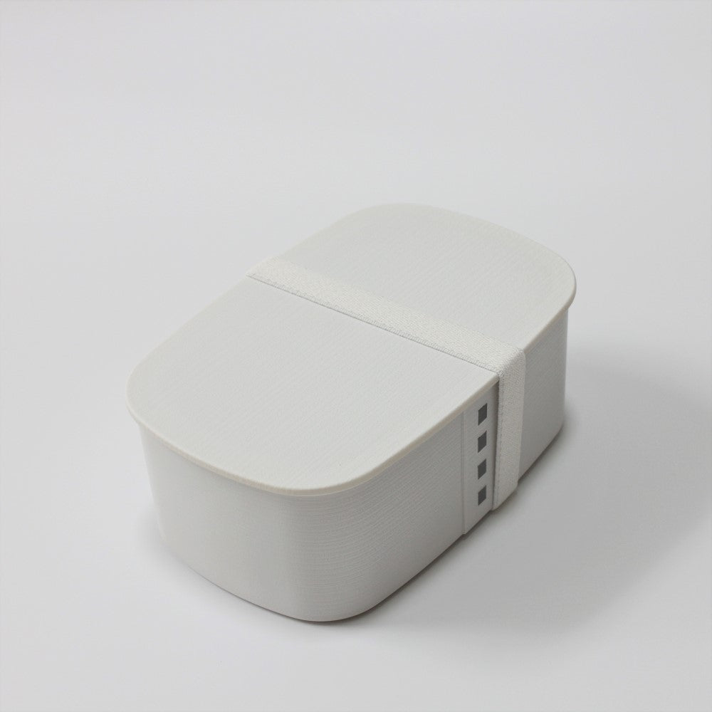 Majime Life Matte White Nuri Wappa One Tier Bento Box from Japan Microwave safe Dishwasher safe Japanese style bento box for adults and kids lunch box Wappa style Bento Box in Australia