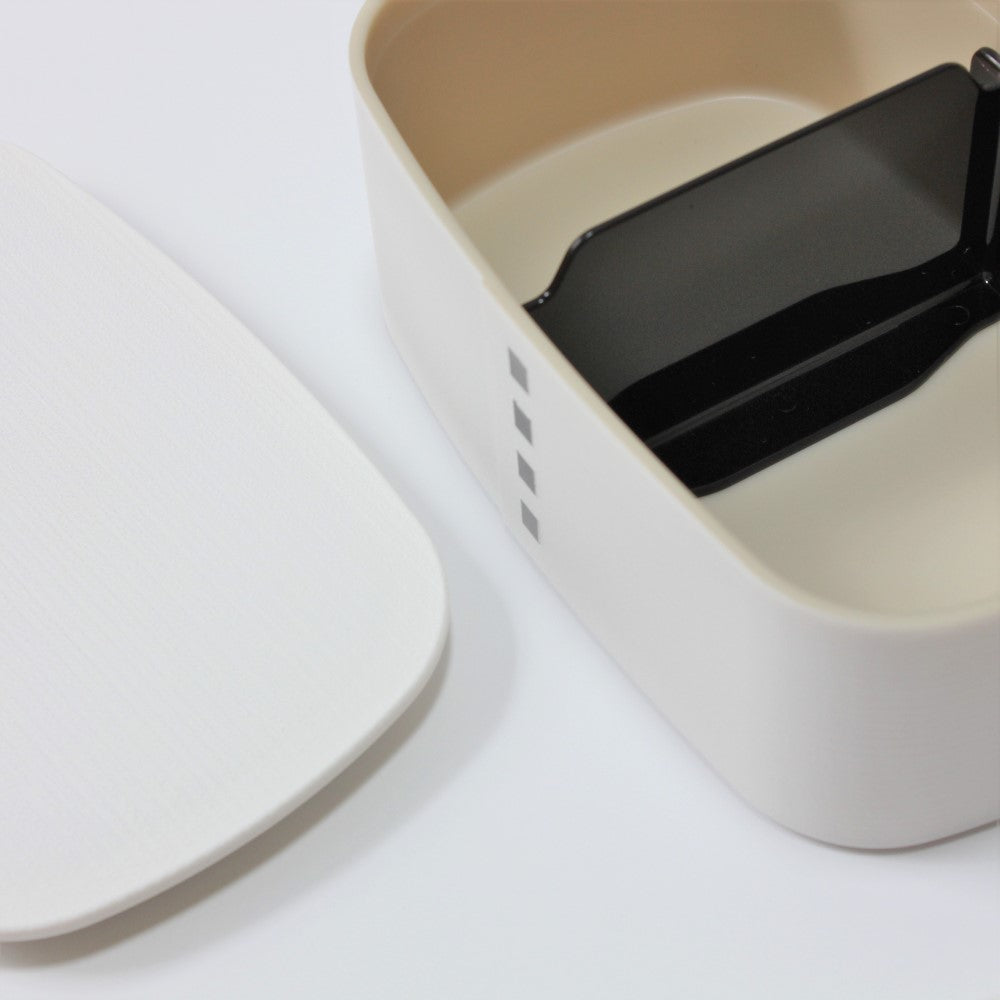 Majime Life Matte White Nuri Wappa One Tier Bento Box from Japan Microwave safe Dishwasher safe bento box japanese for all ages lunch box Wappa style