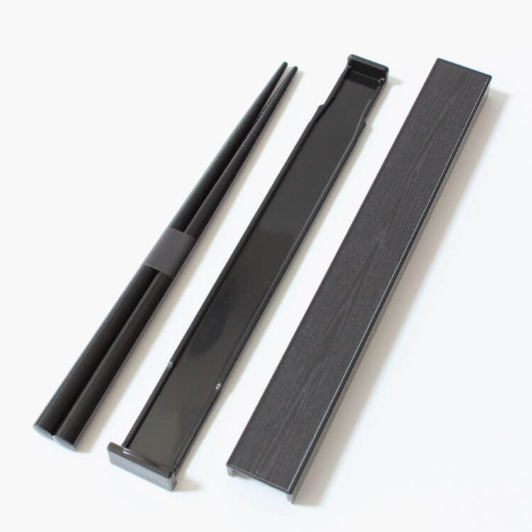 disassembled chopsticks case with chopsticks