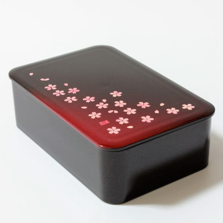 Sakura crimson 1 tier bento box