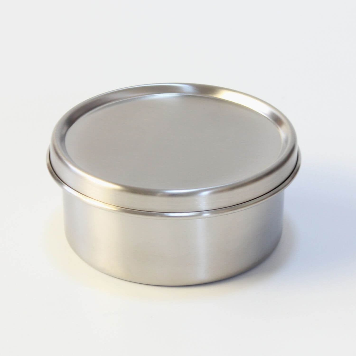Stainless Steel Round 1 Tier Bento Box | Made in Tsubame Sanjo Japan
