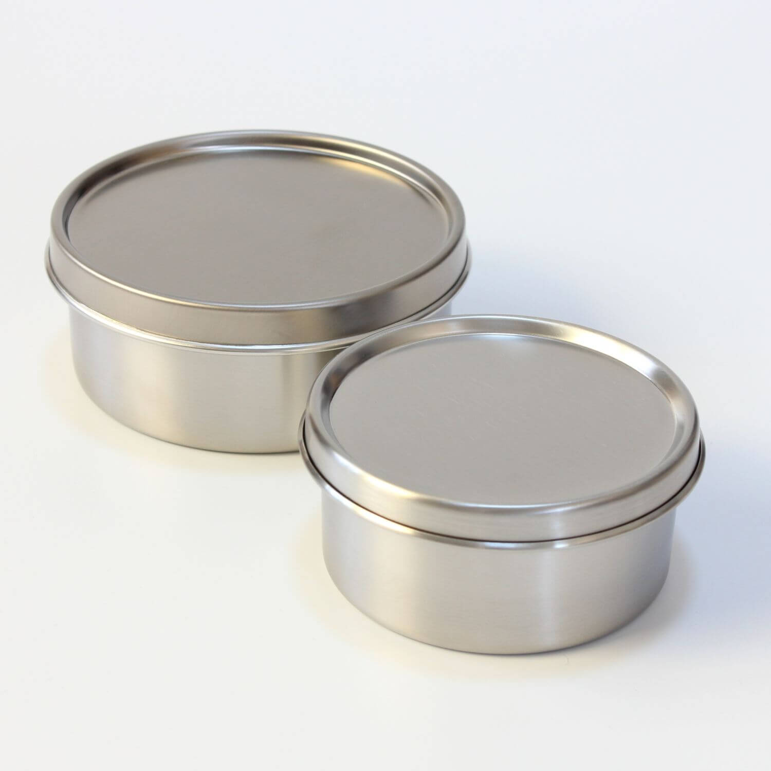 Stainless Steel Round 1 Tier Bento Box | Made in Tsubame Sanjo Japan