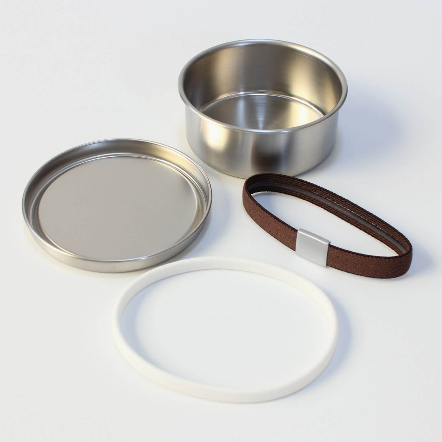 Stainless Steel Round 1 Tier Bento Box | Made in Tsubame Sanjo Japan