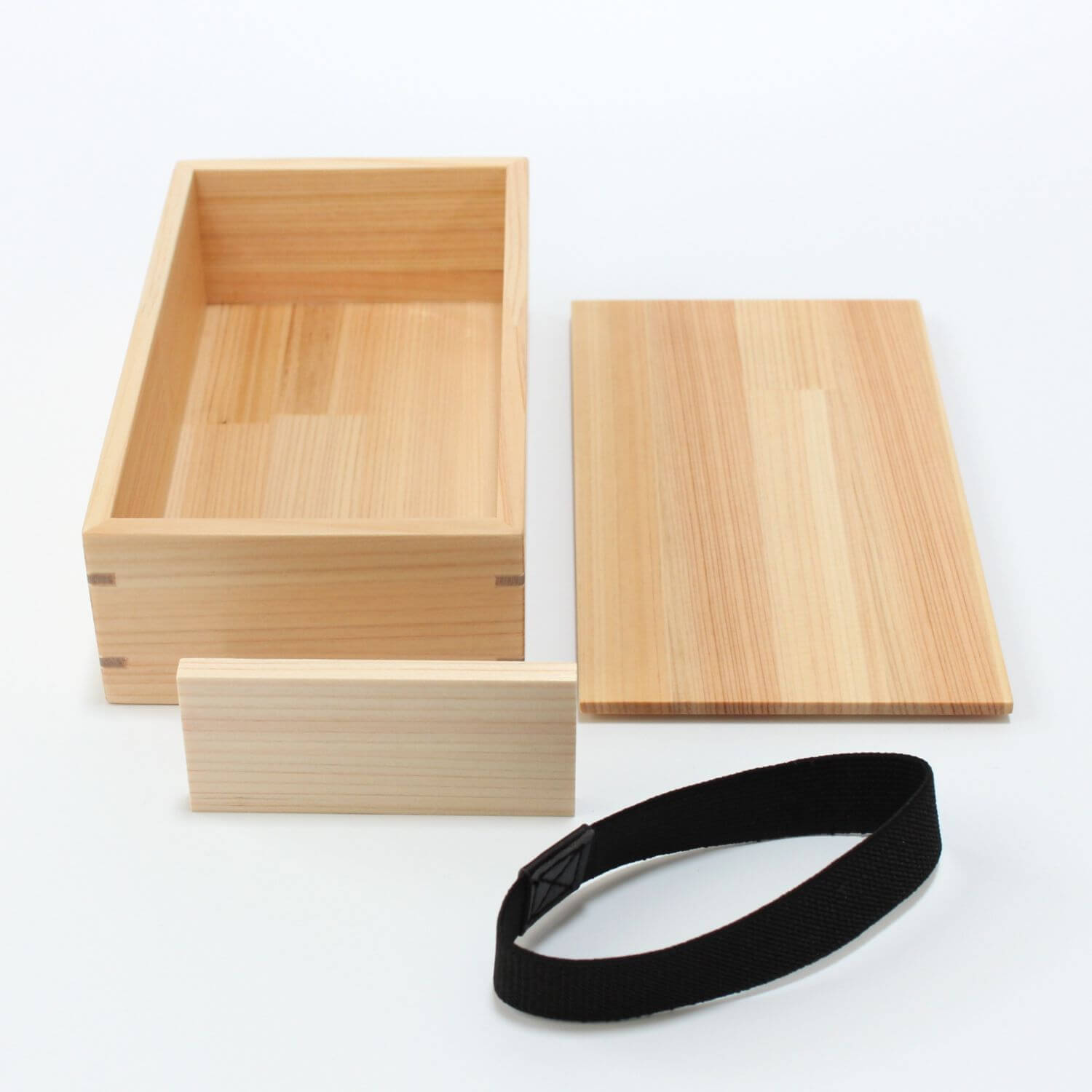 Kishu Hinoki Rectangle 1 Tier Wood Bento Box | Japanese Cypress