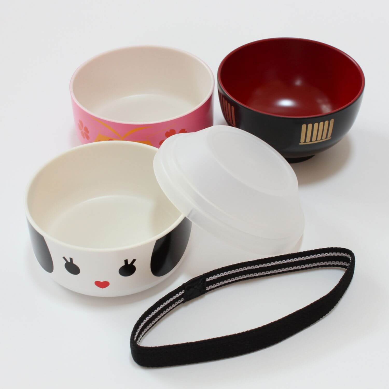 all parts mini kokeshi maiko 2 tier bento box