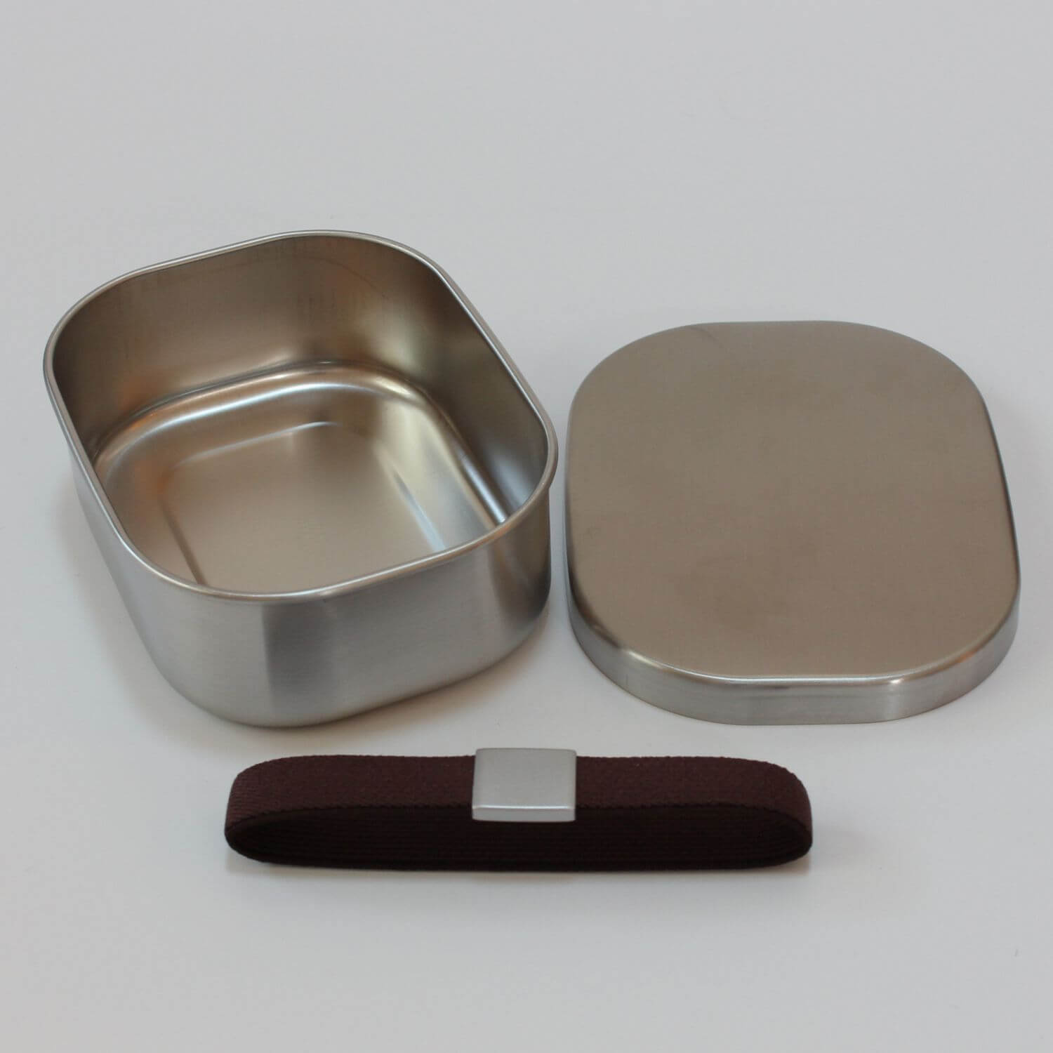 Stainless Steel Rectangle 1 Tier Bento Box | Made in Tsubame Sanjo Japan