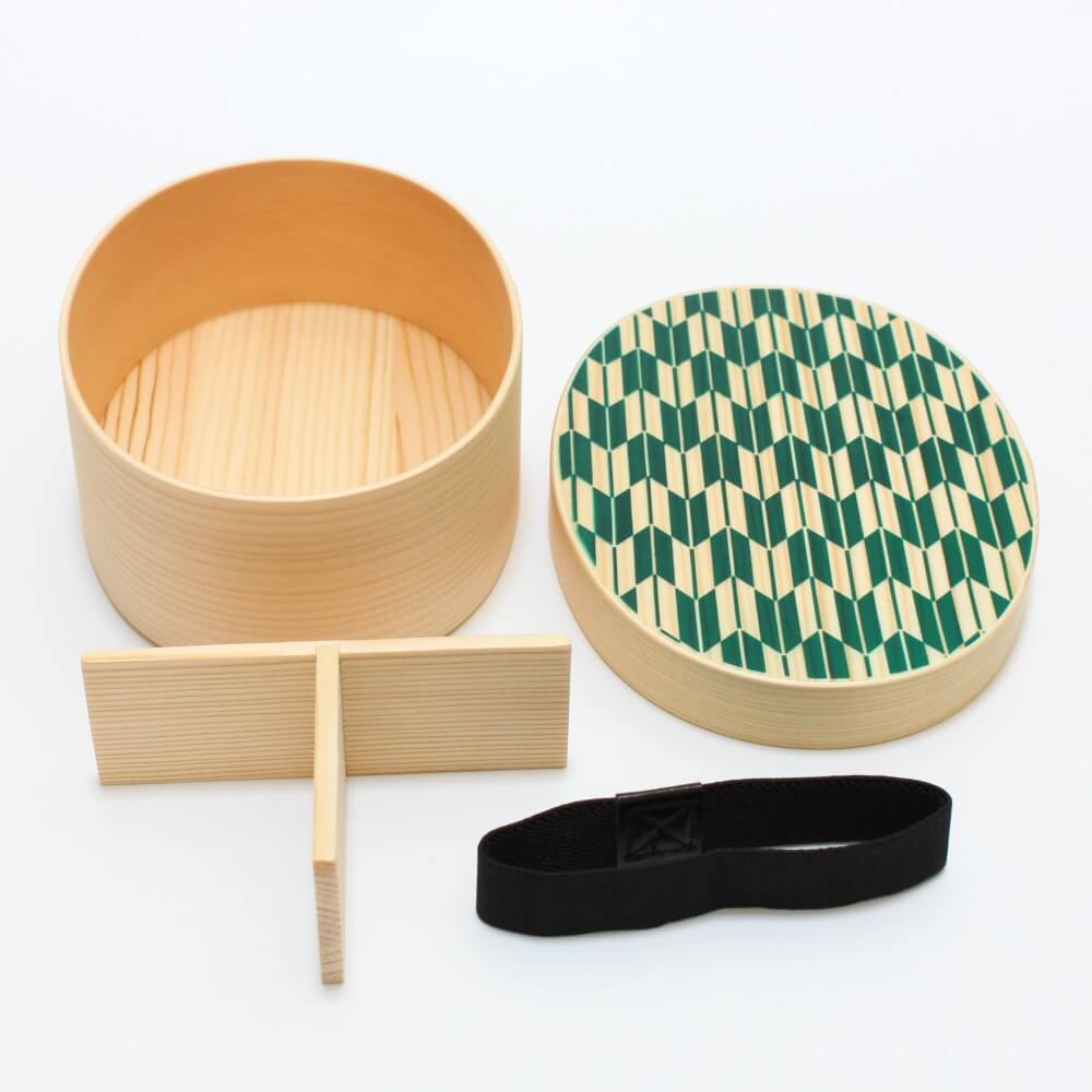 all parts yabane green magewappa bento box