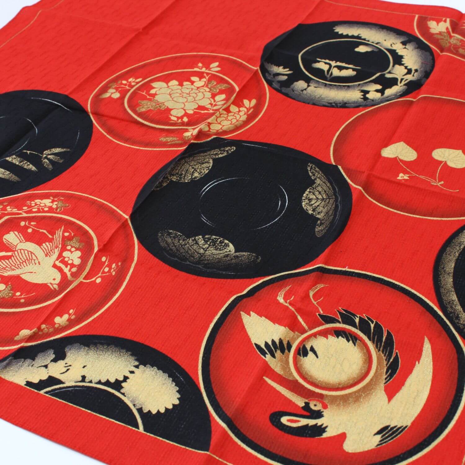 Setsugekka Japanese Lacquerware Furoshiki Wrapping Cloth | 58cm