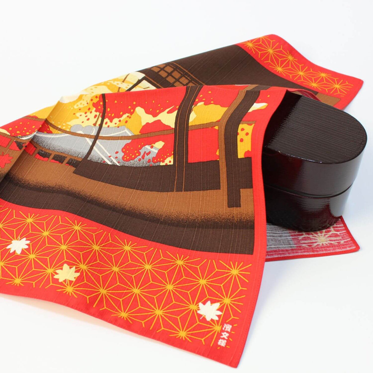 Hamamonyo Autumn Abounds Furoshiki Wrapping Cloth 50cm