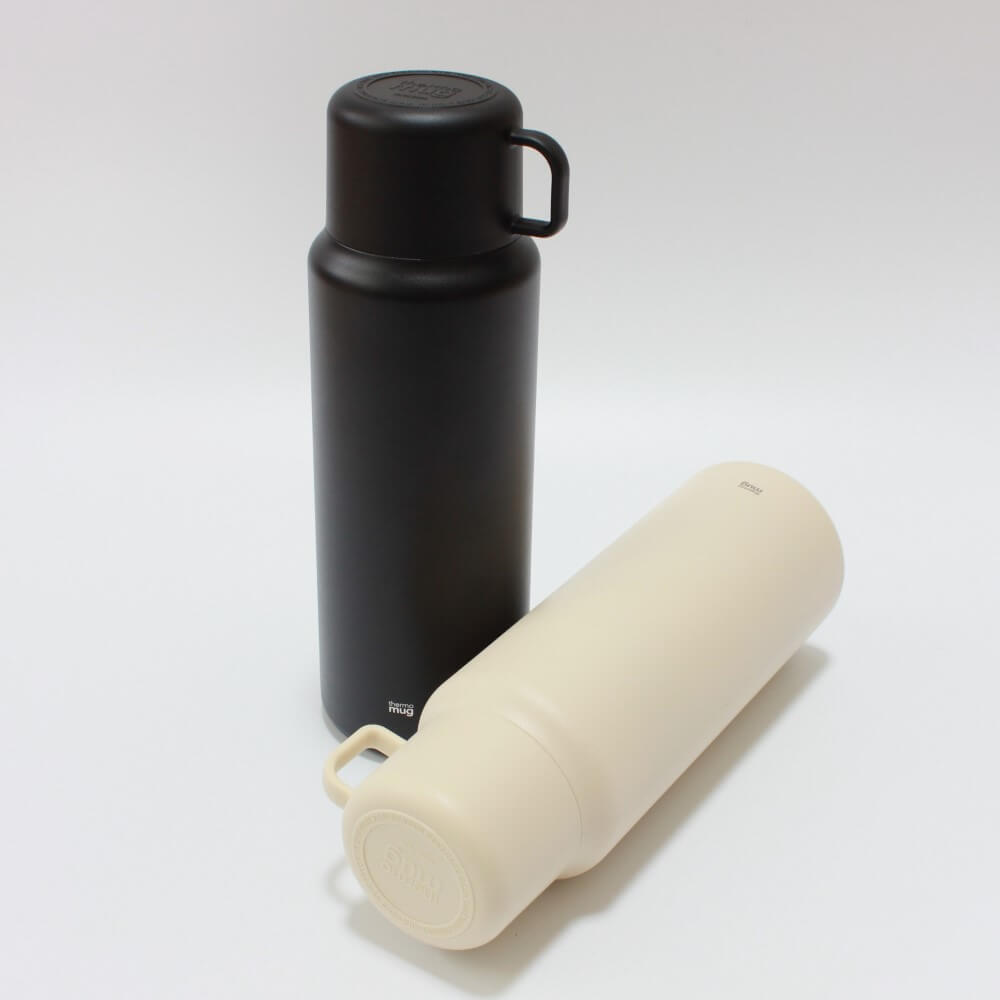black and ivory trip drink bottles 1000ml from thermomug