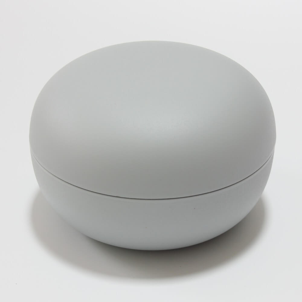 blue grey mayudon 2 tier bento box from takenaka