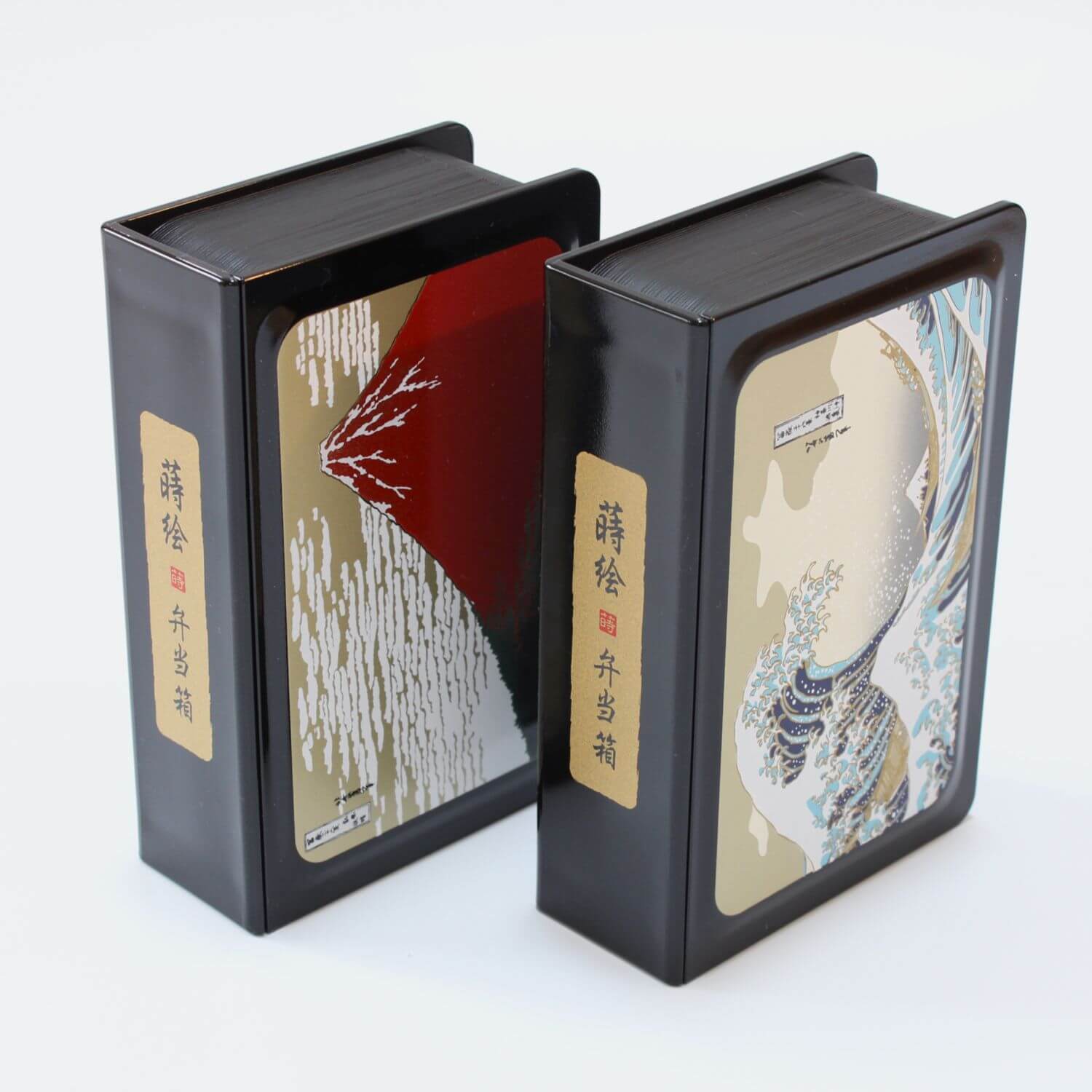 Book 1 Tier Bento Box | Great wave, Red Fuji artwork | 650ml capacity
