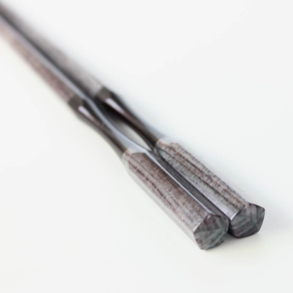 chopsticks handles antique grey resin