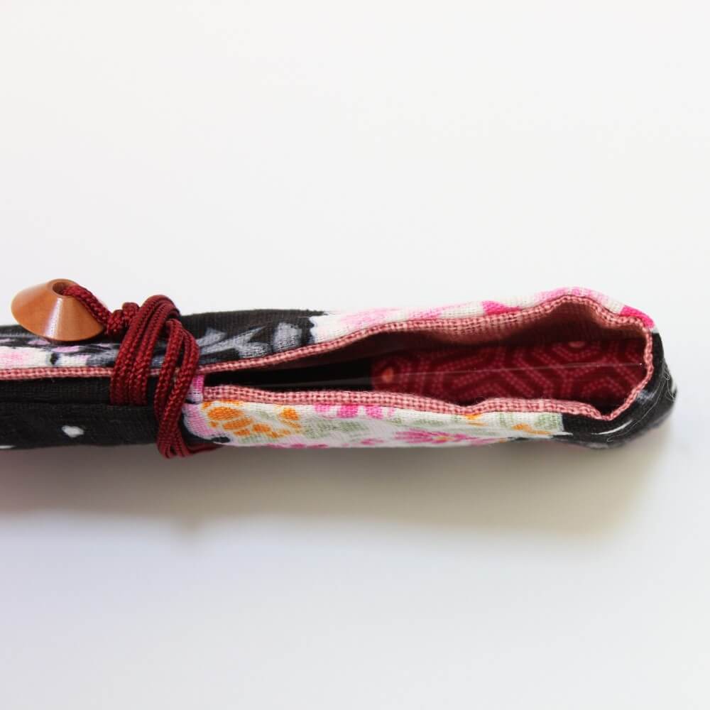 chopsticks inside chopsticks case shown from side