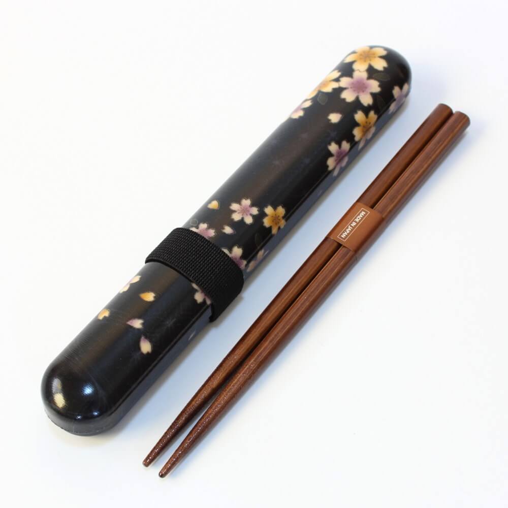 Ryusui Sakura Black Bento Box Set