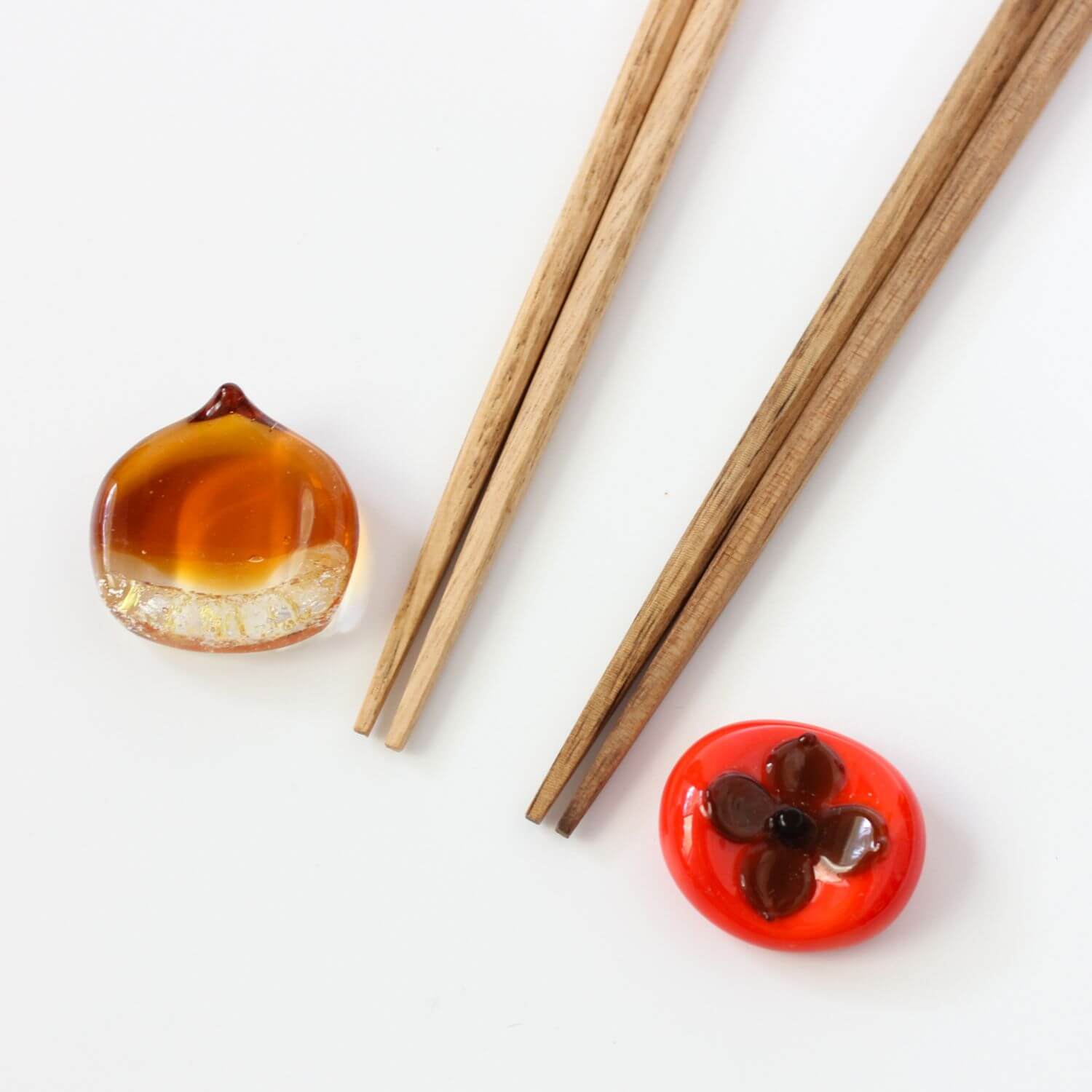 Tetoca Chestnut and Persimmon Chopsticks Gift Set | Wooden Hand Made