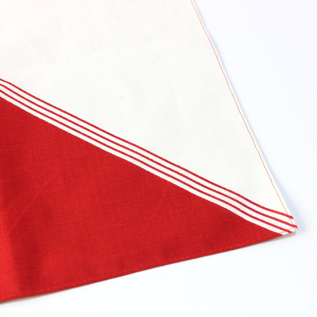 Hare Tsutsumi Katamigawari Red and White Furoshiki Wrapping Cloth 70cm