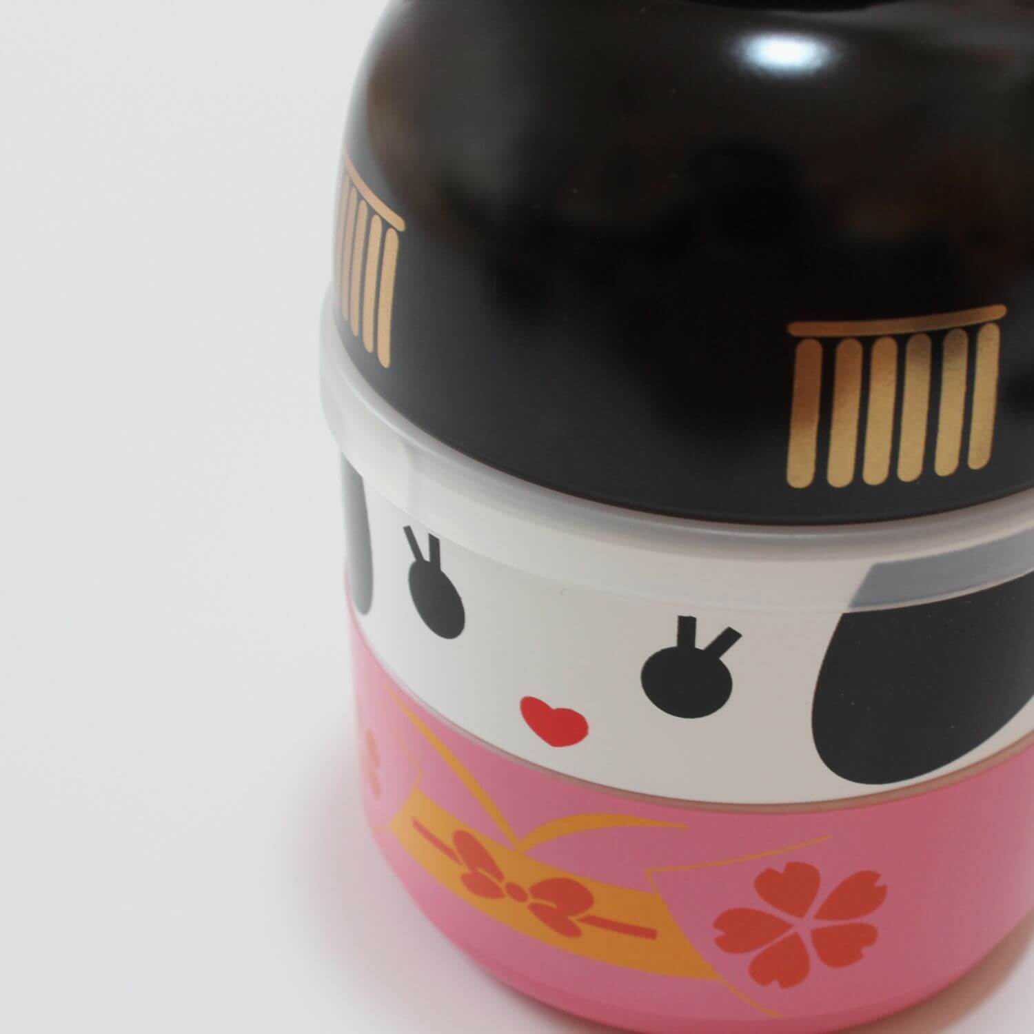 Mini Kokeshi Maiko 2 Tier Bento Box and Bowl