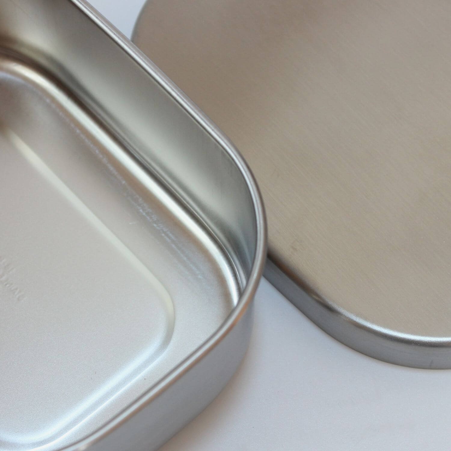 Stainless Steel Rectangle 1 Tier Bento Box | Made in Tsubame Sanjo Japan