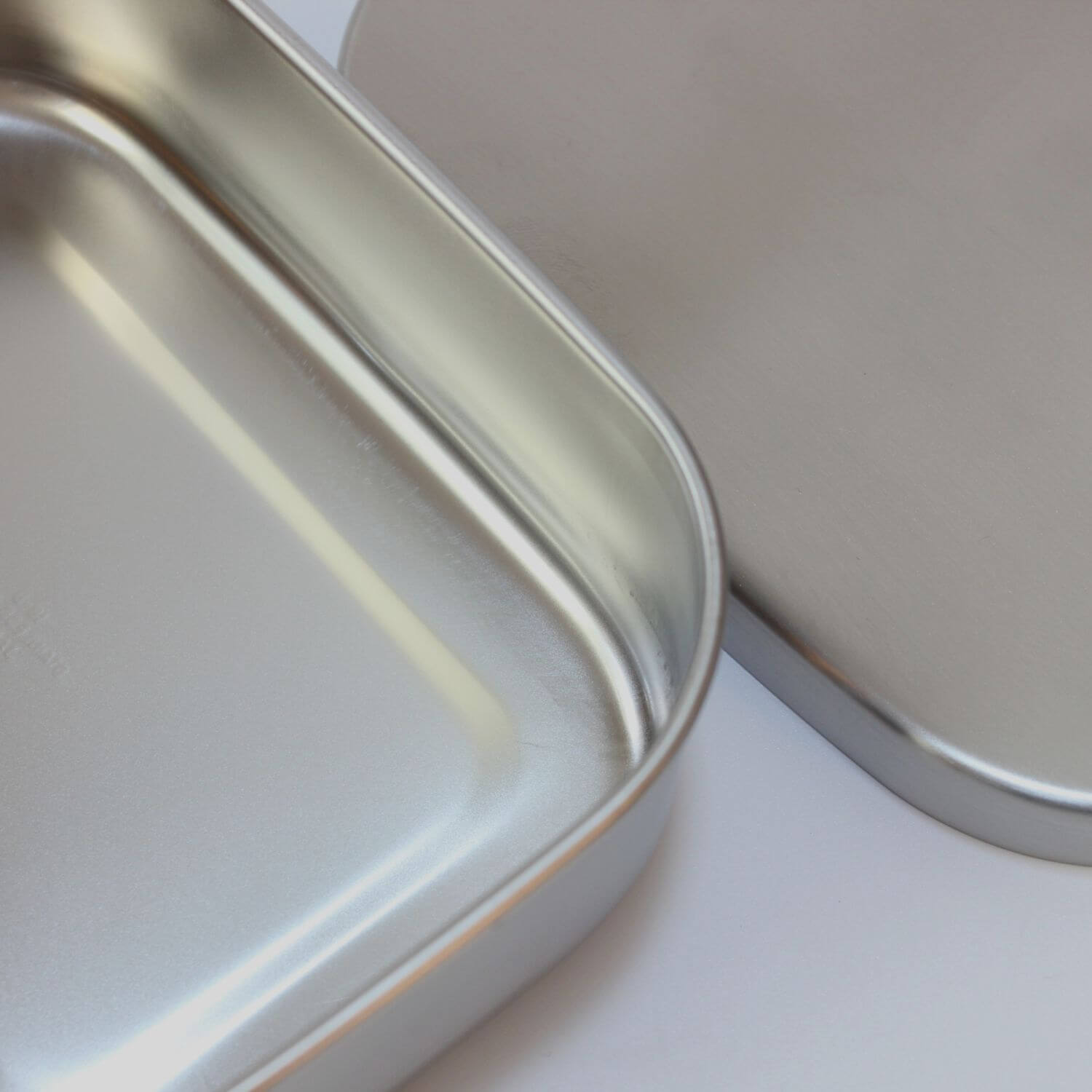 Stainless Steel Rectangle 1 Tier Bento Box | Made in Tsubame Sanjo Japan