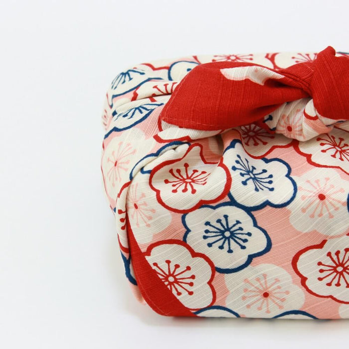 Ume zukushi furoshiki | Retro plum patterns | Made in Japan