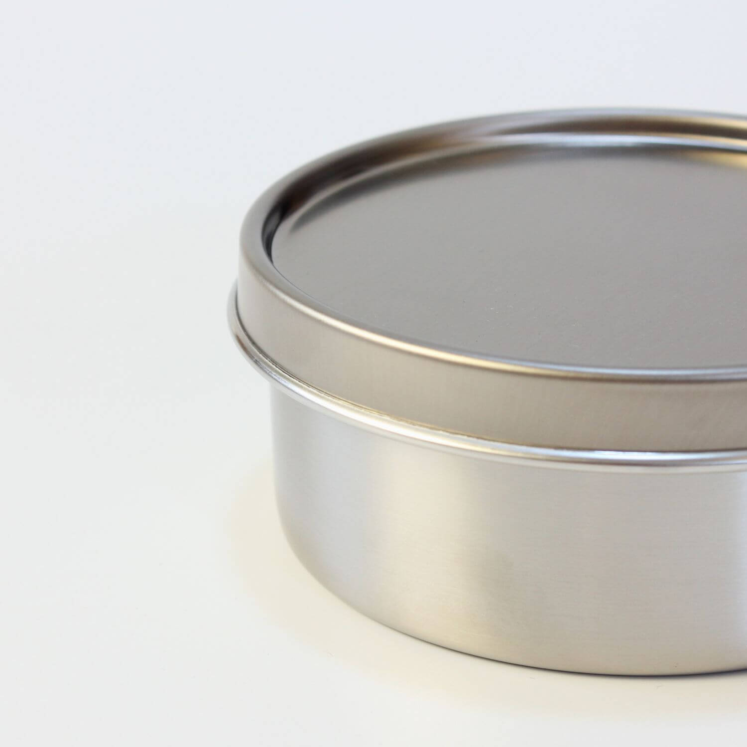 Stainless Steel Round 1 Tier Bento Box | Made in Tsubame Sanjo Japan