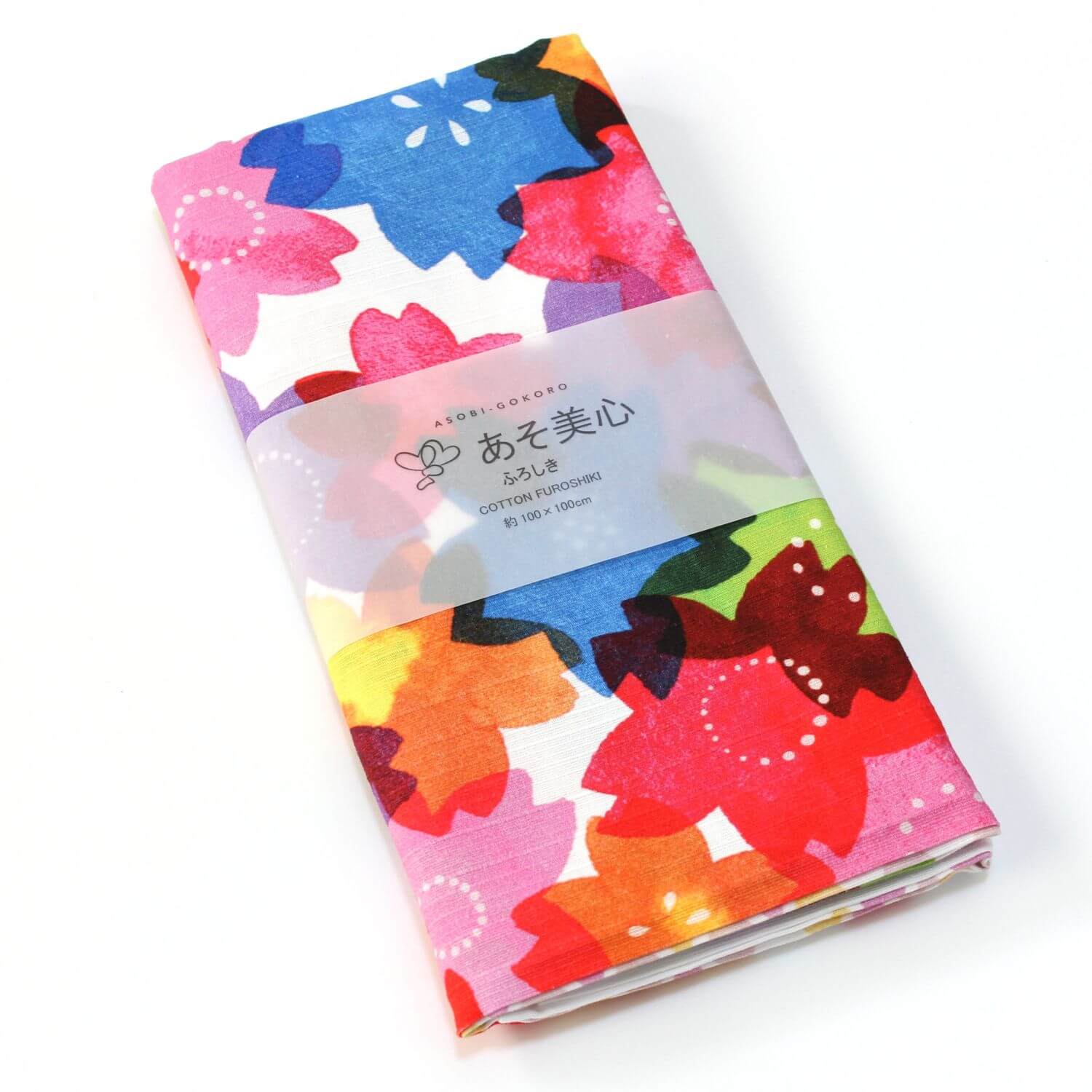 Colourful Sakura Furoshiki Wrapping Cloth 100cm