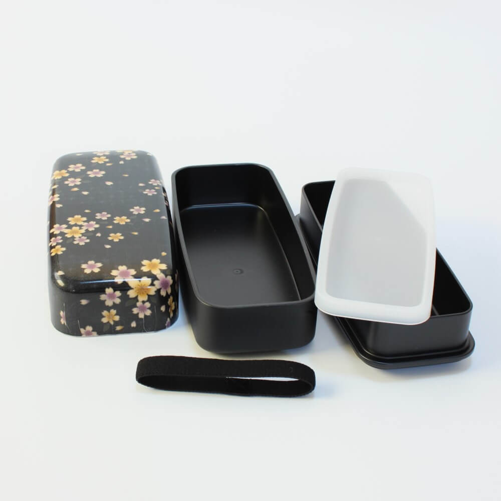 all parts disassembled ryusui sakura bento box