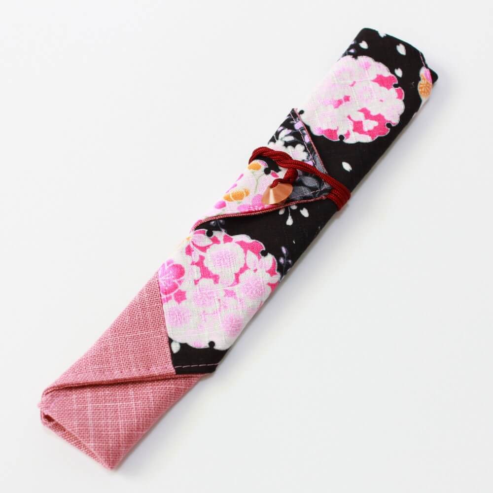 flowers night fabric chopsticks case