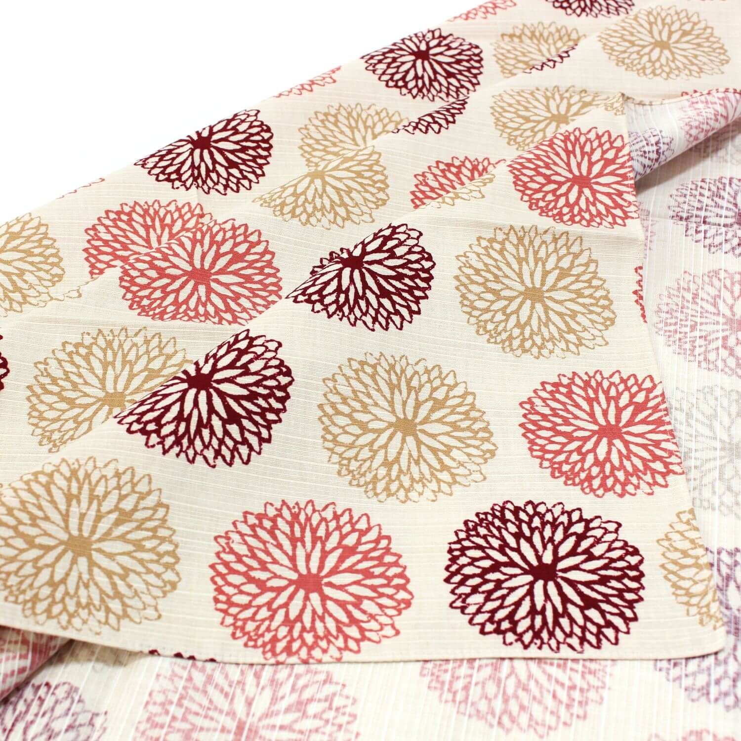 Hamamonyo Kiku Zukushi Furoshiki Wrapping Cloth 90cm