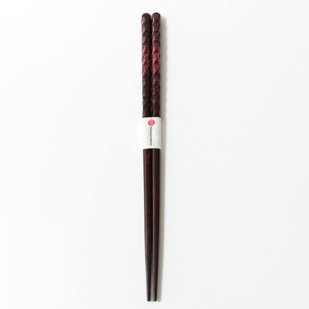 Hishibori Aurora Chopsticks | Blue, Red | Dishwasher safe | Wood