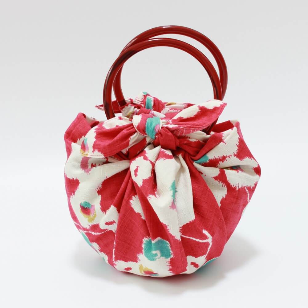 furoshiki bag with ring handles