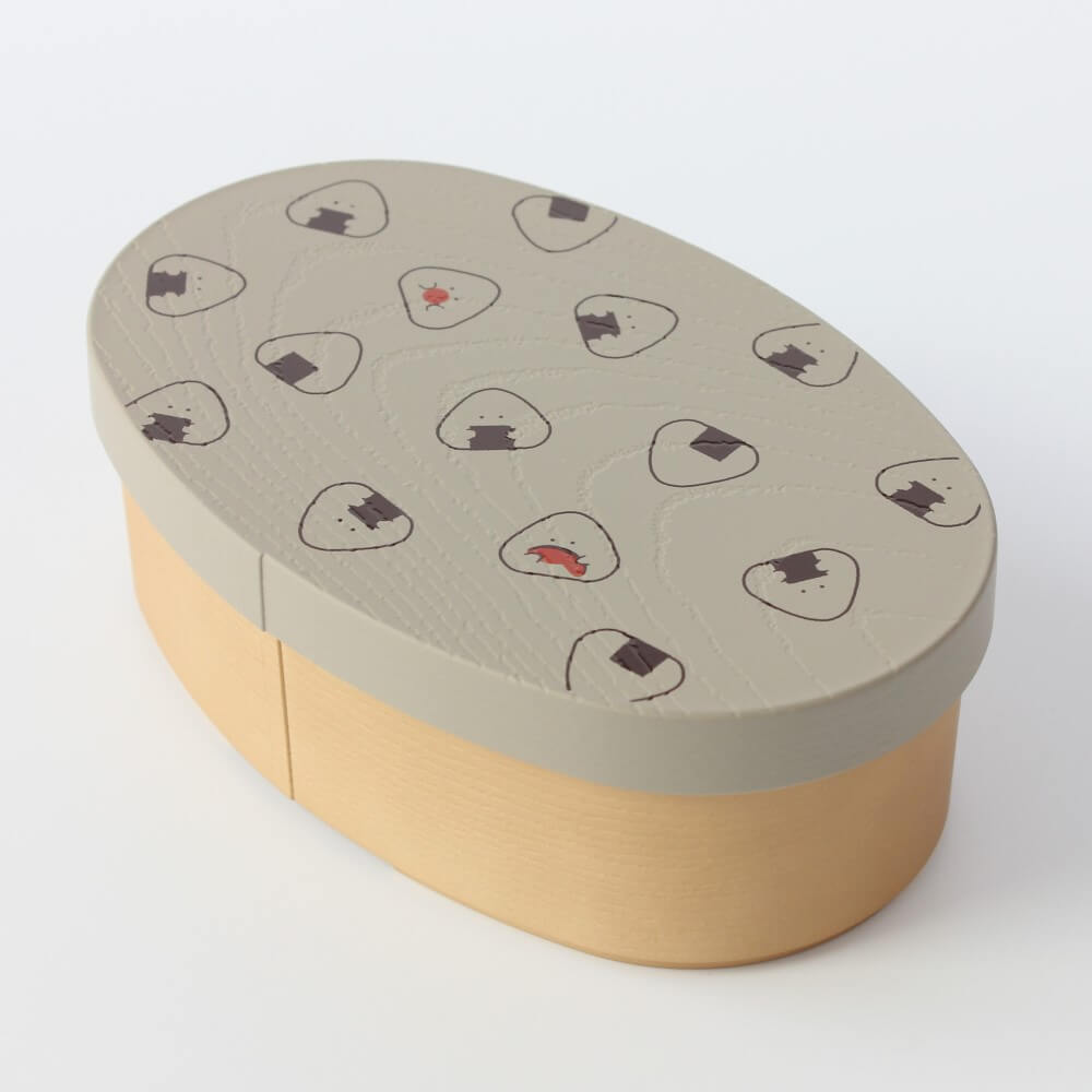 gyutto onigiri san grey bento box