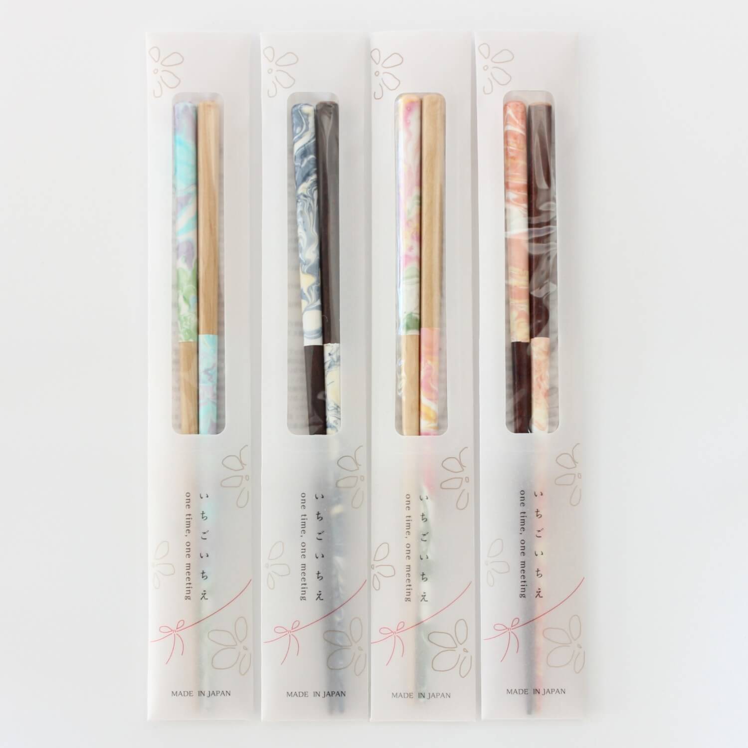 ichigo ichie chopsticks from tanaka hashiten in packaging